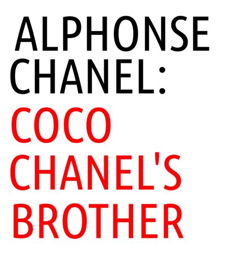 alphonse chanel|antoinette chanel coco.